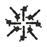 MSD Street Fire Ignition Coils 2003-2005 5.7L HEMI, Black, 8-Pack - 55178