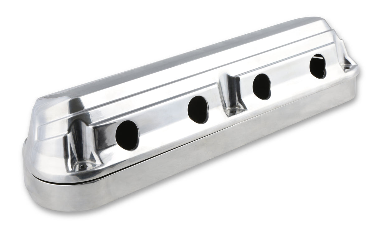 Holley 2-Piece Ford Style Valve Cover - Gen III/IV LS - Polished - 241-186