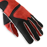 Racequip SFI 3.3/5 Red / Black Outseam Short Gauntlet Nomex Race Gloves - 2X-Large - 356107RQP