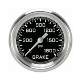 Classic Instruments Autocross Gray 2 5/8" Brake Pressure Gauge - AX367GAPF