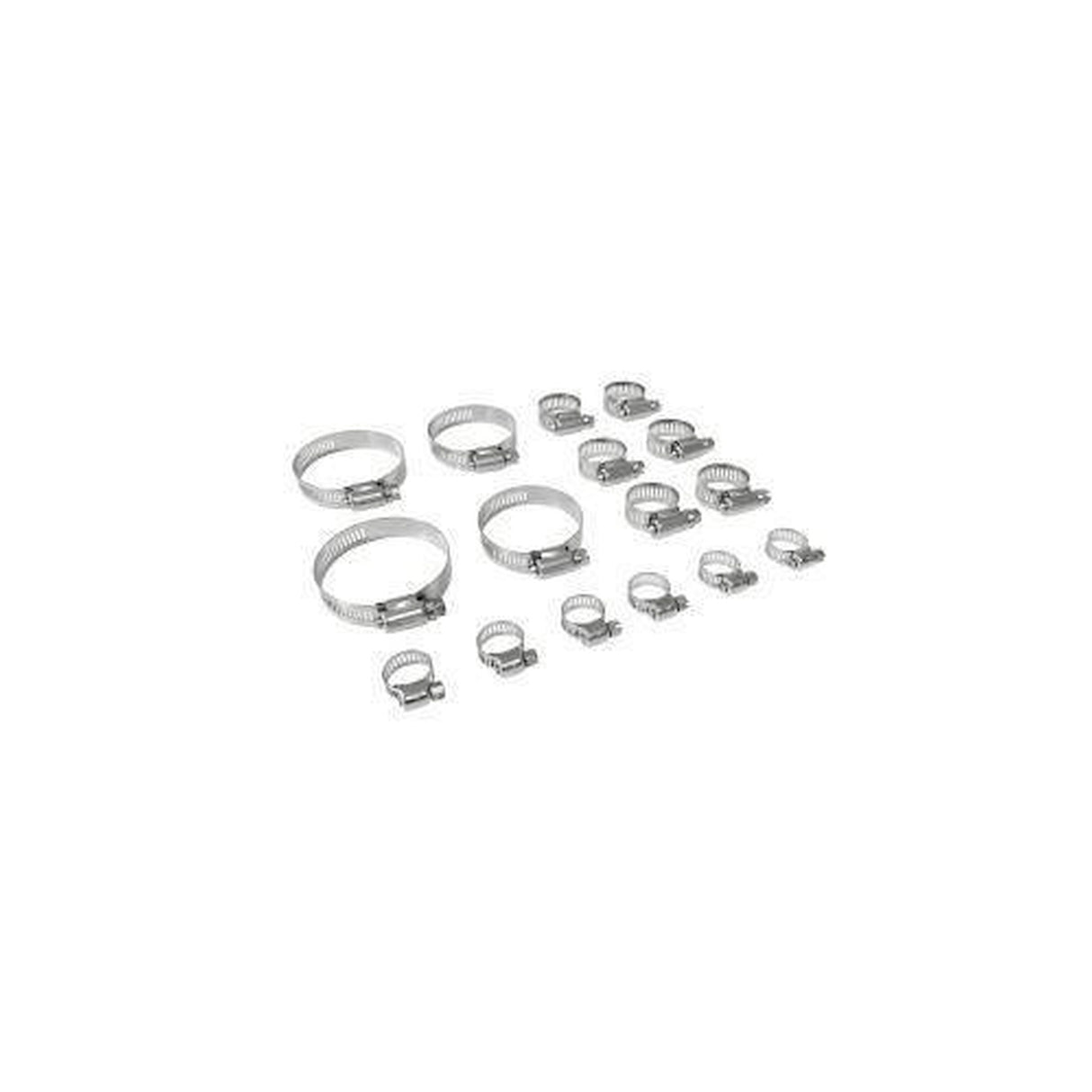 Scott Drake Stainless Steel FoMoCo Hose Clamp Kit - 8287-SBFK