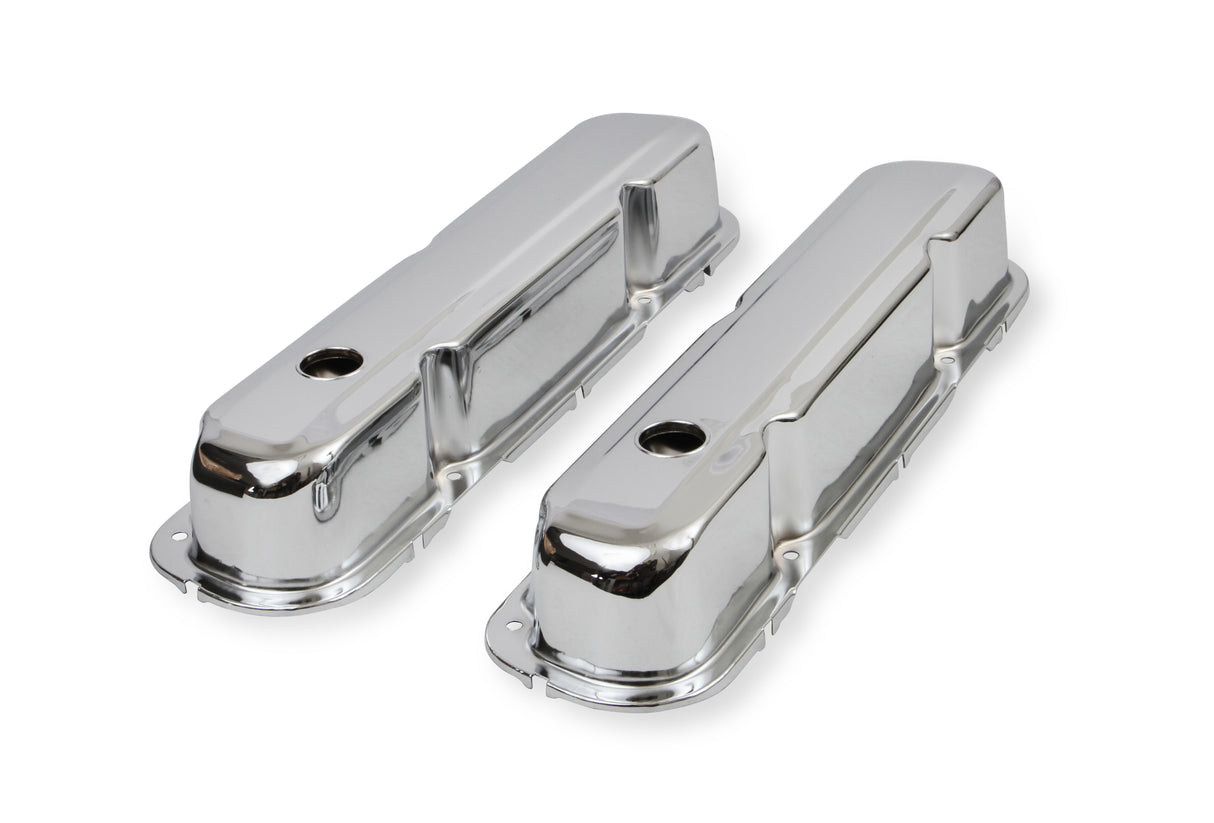 Mr Gasket Chrome Tall-Style Valve Covers - 9806