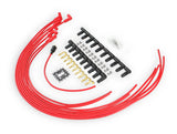 ACCEL Spark Plug Wire Set- 8mm- Super Stock Universal-Graphite Core- 90 Deg Boots- Red - 4041R