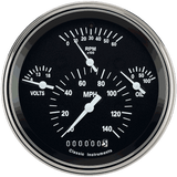 Classic Instruments Tetra Series, Black Combination Gauge - TE40BSLF