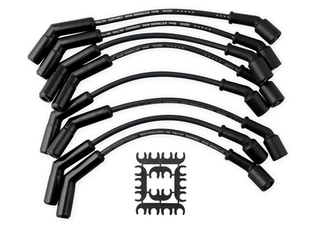 ACCEL Spark Plug Wire Set - Extreme 9000 Black Ceramic-Chevy/GM 01-04-3/4 & 1 Ton 8.1L - 9065CK