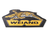 Weiand Tiger Metal Sign - 10009WND