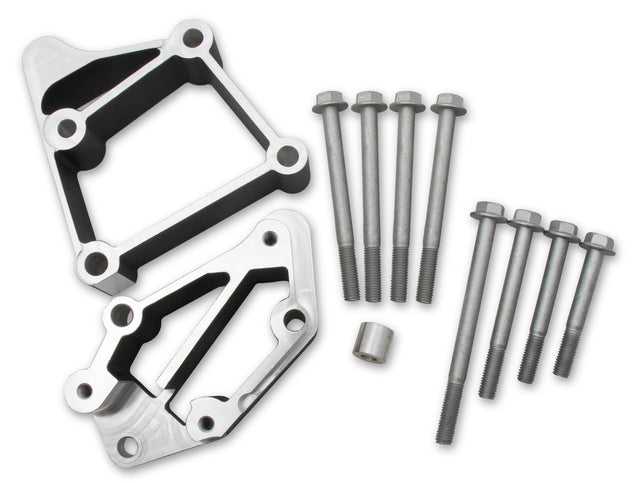 Holley 21-2BK LS Accessory Drive Bracket - Installation Kit for Middle Alignment