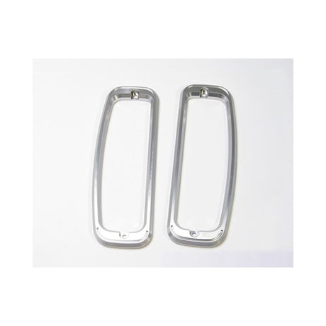 Scott Drake Bronco Tail Light Bezels (Billet) - C7TZ-99279A6-7B