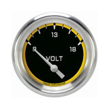 Classic Instruments Autocross Yellow 2-5/8" Volt Gauge - AX230YAPF