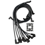 ACCEL Spark Plug Wire Set - Chevy Small Block- HEI 75-86 Wires Under Valve Cover-Black - 9018CK