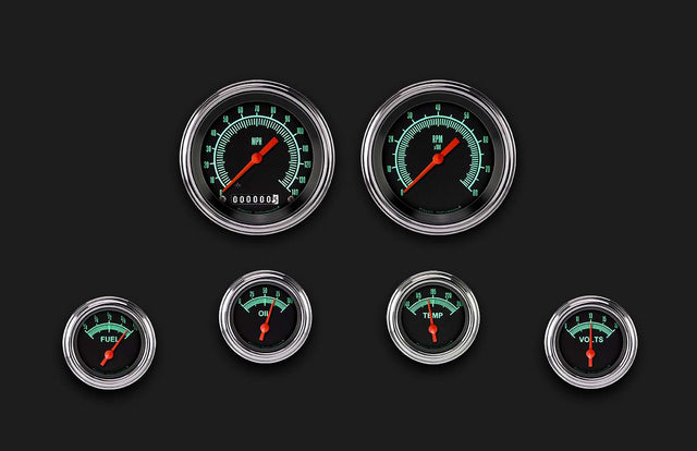 Classic Instruments G-Stock Series Six Gauge Set - GS01SLF