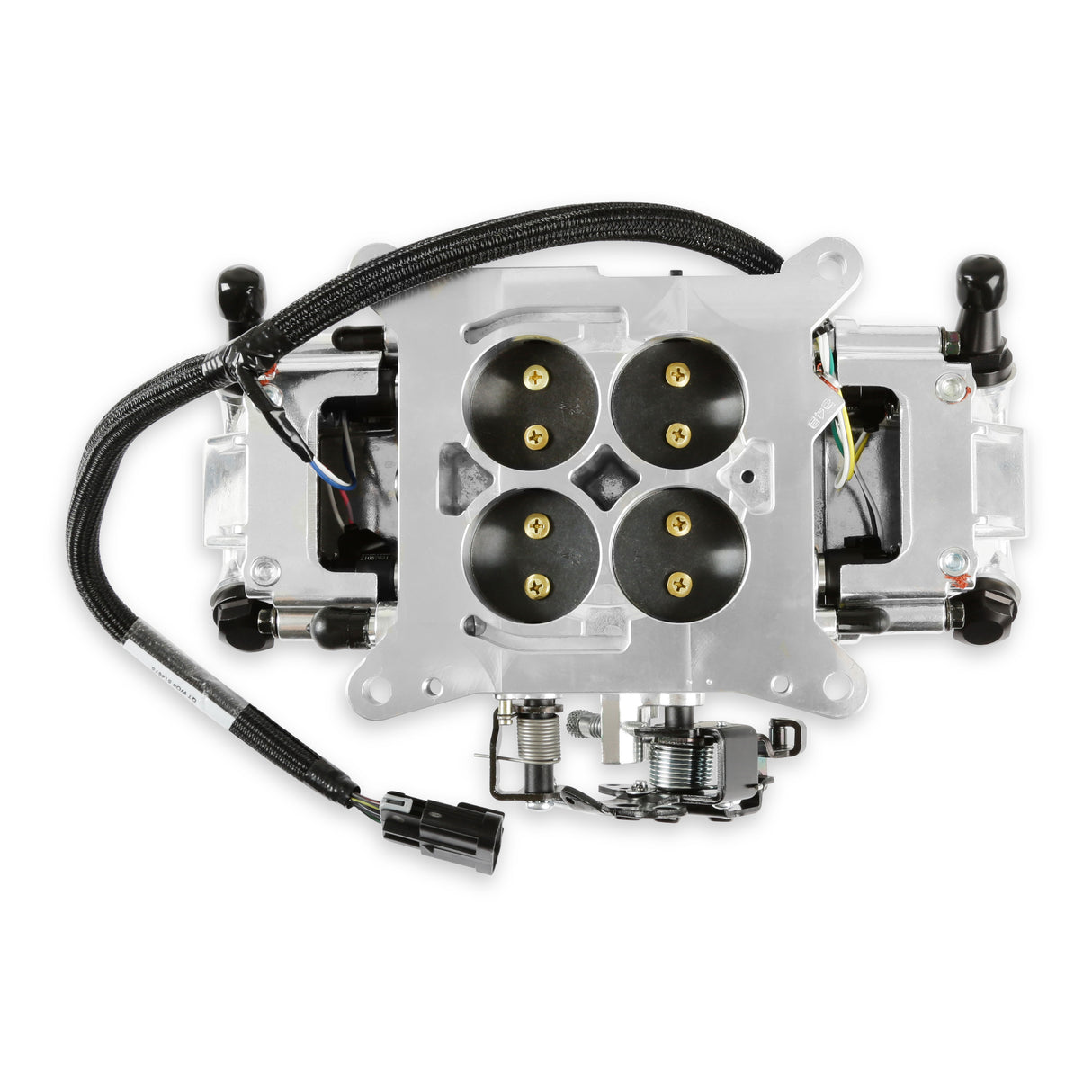 Holley 550-1074 EFI Terminator X Stealth 4150 2x4 - Shiny