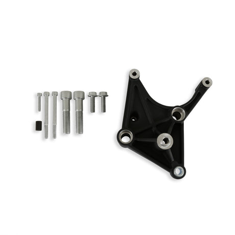 Holley A/C Bracket with Hardware - Black - 97-421