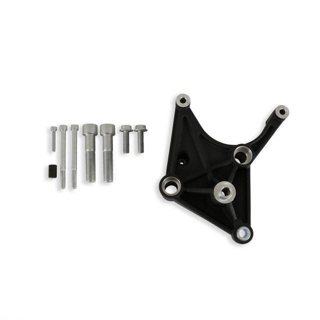Holley 97-421 A/C Bracket with Hardware - Black