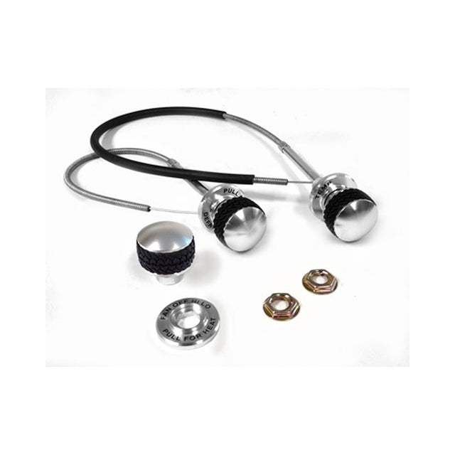 Scott Drake Billet Temp, Fan, and Defrost Control Kit - C8TZ-18518-52BL