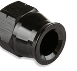 Mr Gasket Aluminum Tube Adapter -6 AN Male AN To 3/8 Inch Tubing Black - 892006-BL