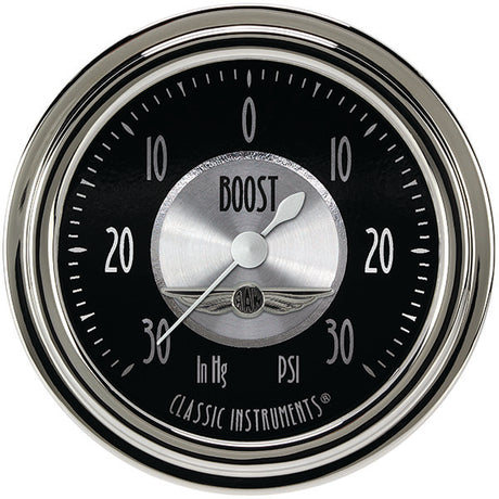 Classic Instruments All American Tradition 2 5/8" Boost/Vac Gauge - AT341SLC