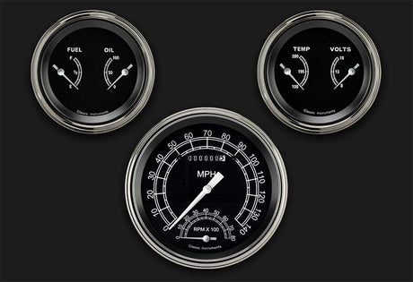 Classic Instruments Traditional Series Three Gauge Set - TR61SLF
