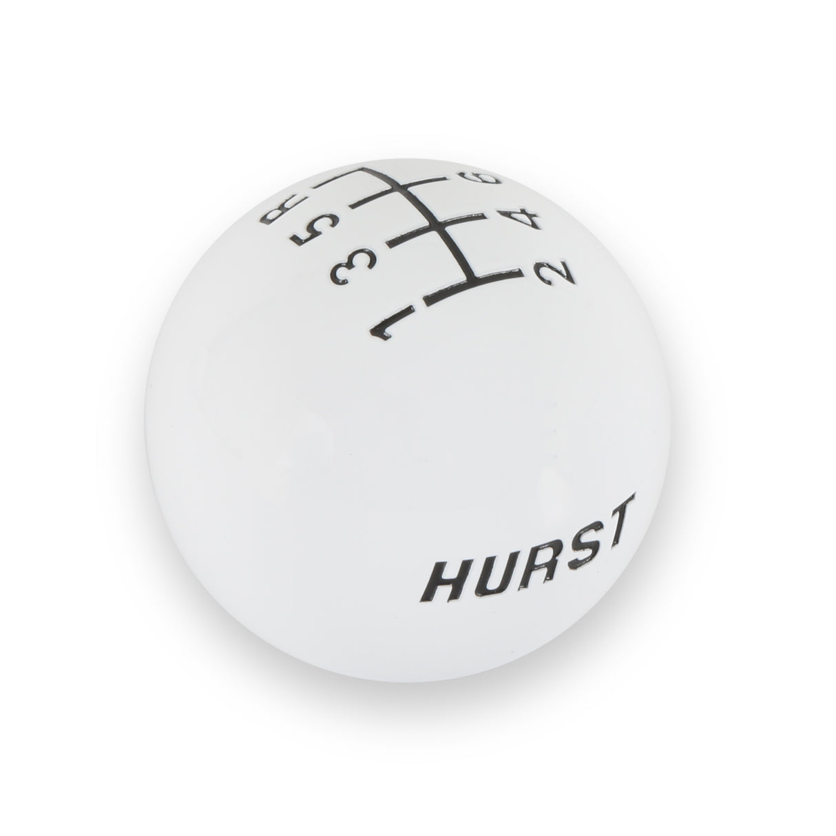 Hurst Shift Knob - 6 Speed - White - 1630040