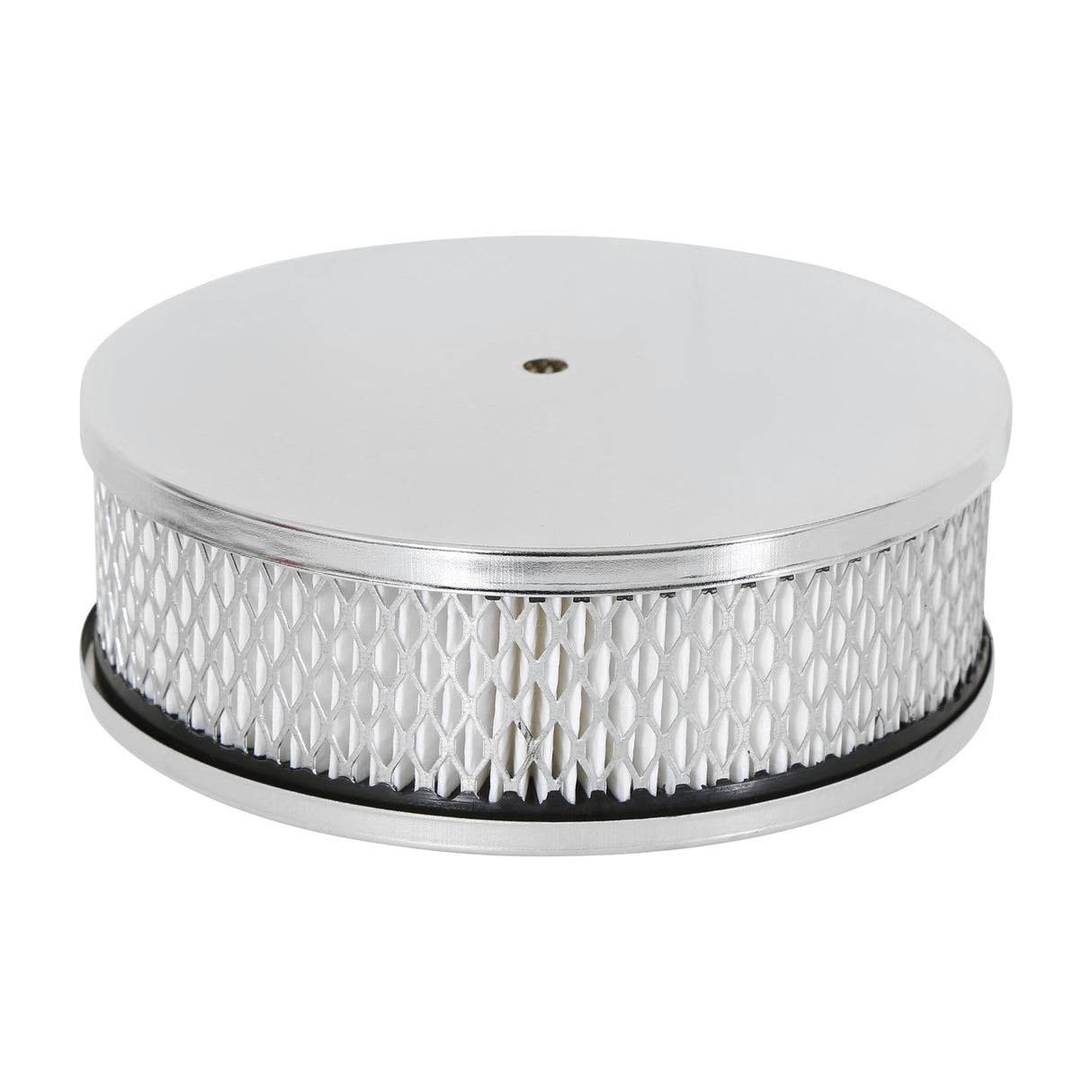 Mr Gasket Mr. Gasket Air Cleaner - 6-1/2 Inch x 2 Inch - Chrome - 1491