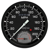 Classic Instruments Autocross Gray 5" Speedtachular Speedometer Gauge - AX50GBLC