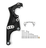 Holley 20-155BK Low-Mount LS Accessory Drive Bracket - Driver's Side P/S & Alt Bracket Black