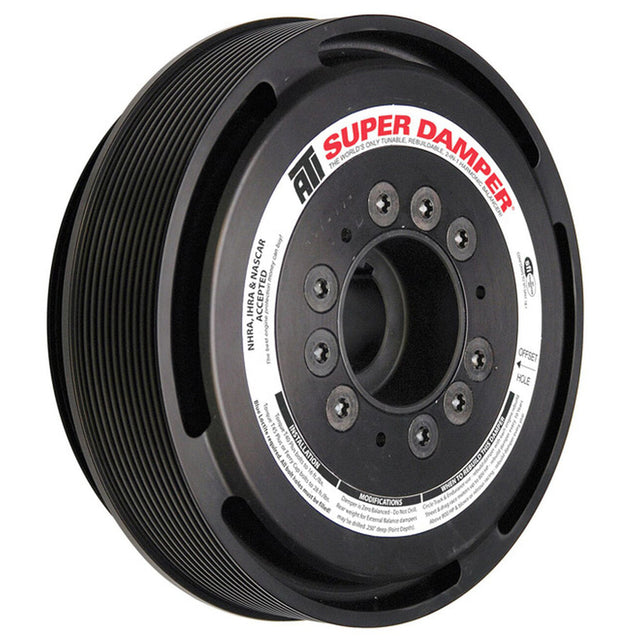 ATI Super Damper Harmonic Balancer - 8.530" OD - SFI 18.1 - Aluminum - Black - GM LS-Series
