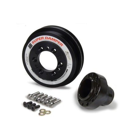 ATI Serpentine Super Damper Harmonic Balancer - 7.480" OD - SFI 18.1 - Aluminum / Steel - Black - Internal Balance - GM GenV LT-Series