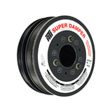 ATI Serpentine Super Damper Harmonic Balancer - 6.780" OD - SFI 18.1 - AC Pulley - Aluminum/Steel - Black - Internal Balance - Small Block Chevy