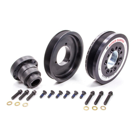 ATI Serpentine SFI 18.1 Super Damper - 6.780 in OD - Black - Internal Balance - Ford Coyote