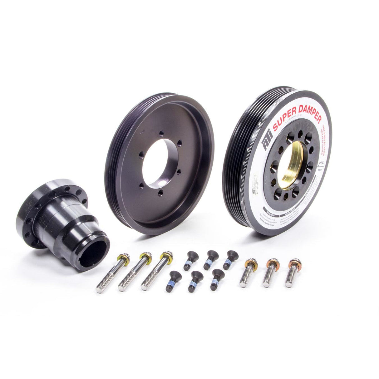 ATI SFI 18.1 Supercharged Super Damper - 7.425 in OD - Black Oxide - Internal Balance - GM LS-Series