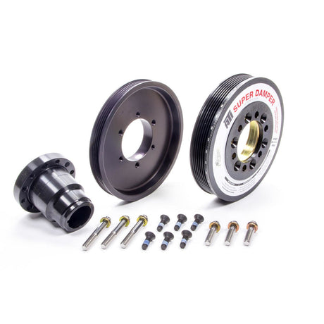 ATI SFI 18.1 Supercharged Super Damper - 7.425 in OD - Black Oxide - Internal Balance - GM LS-Series
