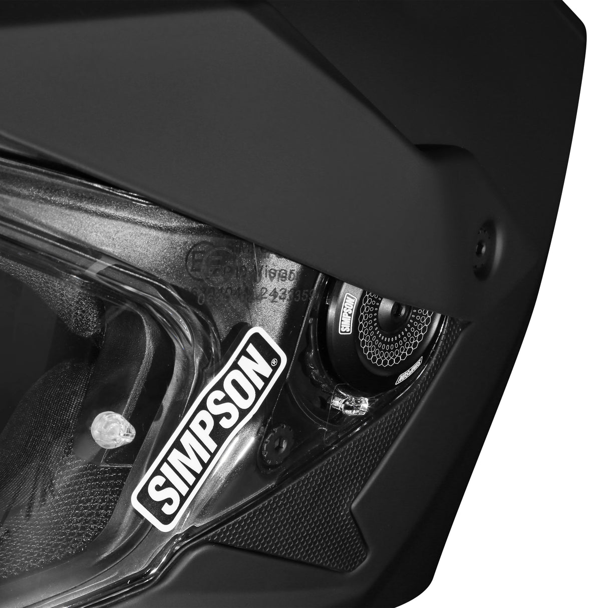 Simpson Motorcycle Xcursion Bandit Helmet - Matte Black - Large - XB3LG