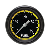 Classic Instruments Autocross Yellow 2-5/8" Fuel Level Gauge - AX309YBLF