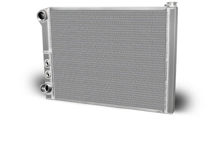 AFCO Aluminum Radiator Ford Style Double Pass 26 X 19 X 1.50 Core, Universal 20 AN Female Inlet - 80184FNDP-U 80184FNDP-U