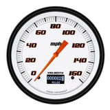 Classic Instruments Velocity White 4 5/8" Speedometer with Information Screen - VS56DWBLF