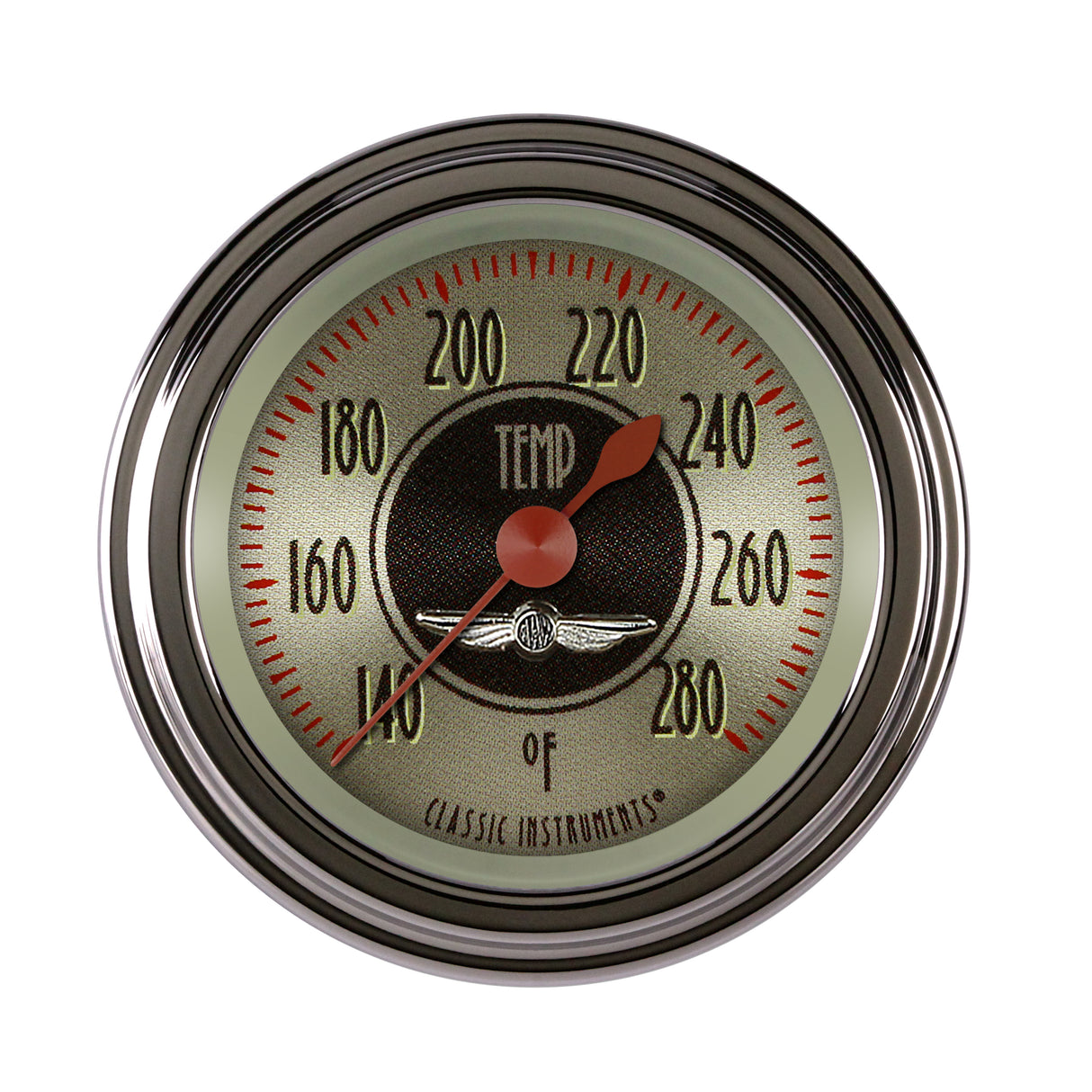 Classic Instruments AMERICAN NICKEL 2 IN WATER TEMP FS 3/8 - AN126SLC-06