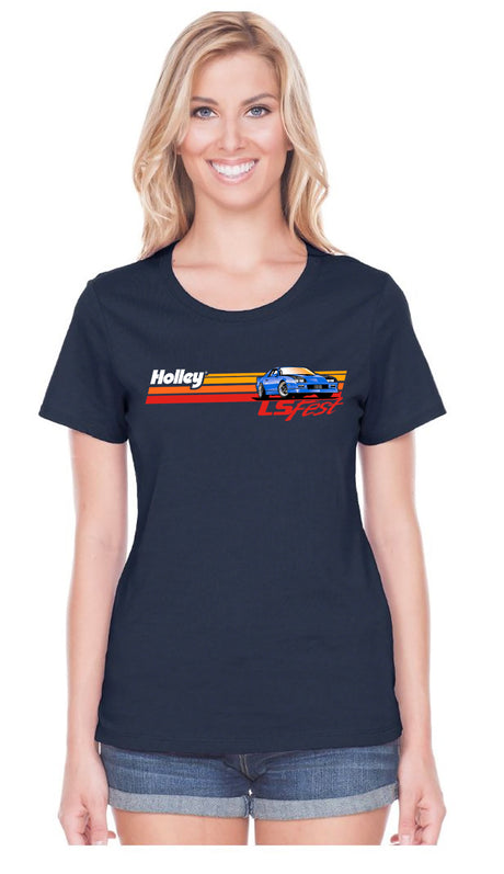 Holley LS Fest Ladies Retro Camaro Stripe - 10314-2XHOL