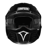 Simpson Motorcycle Speed Bandit Helmet - 12 O'clock Black - Small - SPB121SM