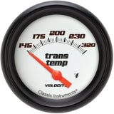 Classic Instruments Velocity White 2-5/8" Transmission Temperature Gauge - VS227WBPF