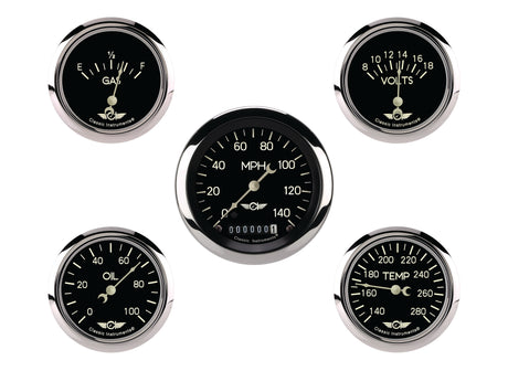 Classic Instruments Classic Series Five Gauge Set, 3 3/8" - CL900SRC