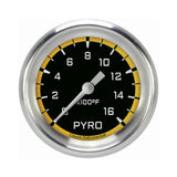 Classic Instruments Autocross Yellow 2-5/8" Exhaust Gas Tempature Gauge - AX398YAPF
