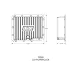 B&M Hi-Tek Deep Transmission Pan - Aluminum - 70280