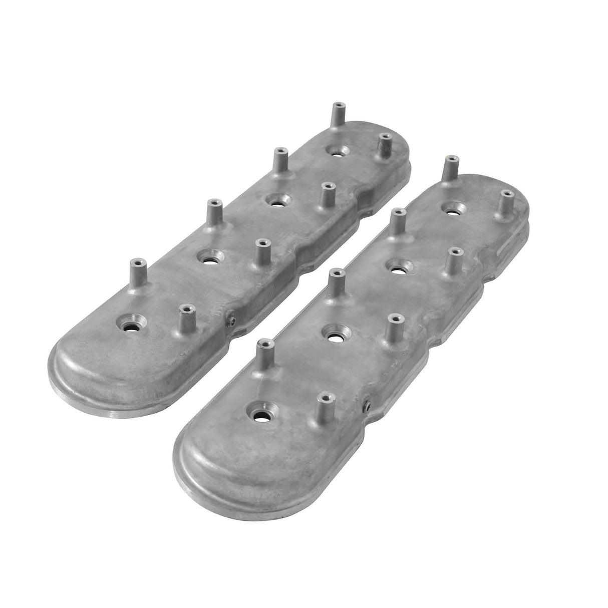 Holley 241-92 Standard Height LS Valve Covers for Dry Sump Applications - Natural Cast