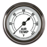 Classic Instruments Classic White 2-1/8" Outside Air Tempature Gauge - CW199SLF