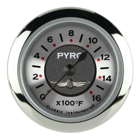 Classic Instruments All American 2 1/8" Exhaust Gas Temp. Gauge - AW198SRC