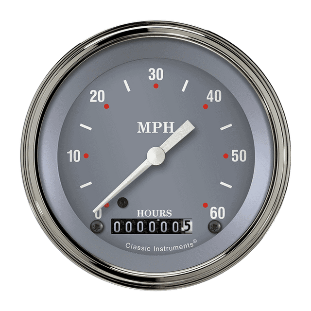 Classic Instruments SG Series 3 3/8" Low Speed Speedometer - LSSG