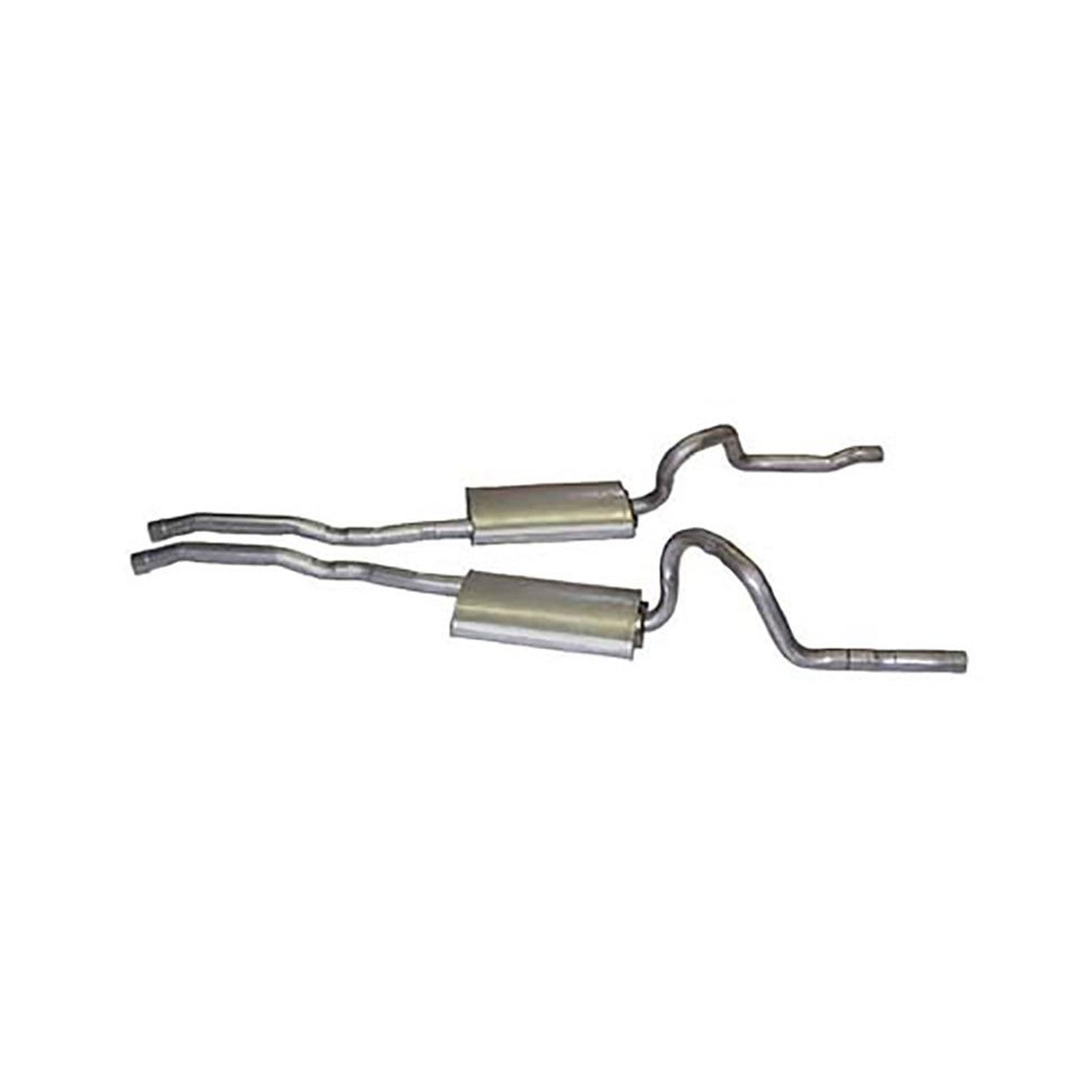 Scott Drake 1971-73 Mustang Mach 1 Dual Exhaust Sys 2.25''(Requires Mach 1 Tips) - D1ZZ-5257-TRK