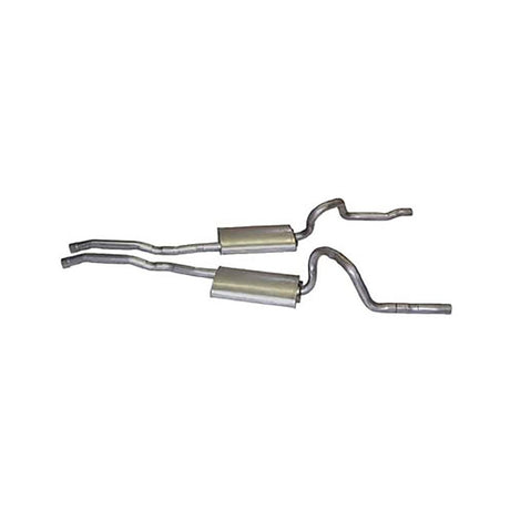 Scott Drake 1971-73 Mustang Mach 1 Dual Exhaust Sys 2.25''(Requires Mach 1 Tips) - D1ZZ-5257-TRK