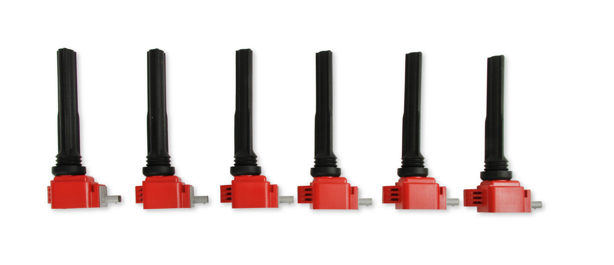 MSD Ignition Coil - Ford EcoBoost - 3.5L V6 - Red - 6-Pack - 82706